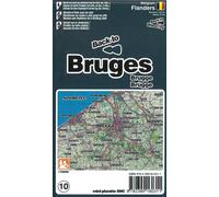 Carte de randonnée - Bruges (Belgique) | Mini Planet