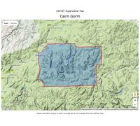 Carte de randonnée - Cairn Gorm & Ben Avon XT25 | Harvey Maps - Superwalker maps