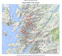 Carte de randonnée - Cape Wrath Trail Sud XT40 | Harvey Maps - National Trail maps