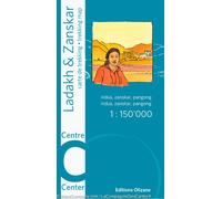 Carte de randonnée - Centre du Ladakh et du Zanskar (Inde) | Olizane