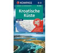 Carte de randonnée - Côte croate et ses îles (3 cartes) | Kompass 2903 - 1:50 000