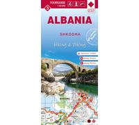 Carte de randonnée de l'Albanie n° 3 - Shkodra | Huber