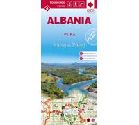 Carte de randonnée de l'Albanie n° 4 - Puka | Huber