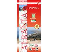 Carte de randonnée de l'Albanie n° 9 - Saranda | Huber