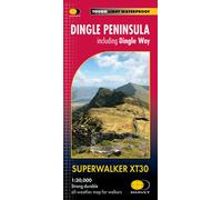 Carte de randonnée - Dingle Peninsula, including Dingle Way XT30 | Harvey Maps - Superwalker maps
