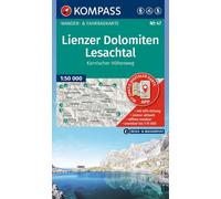 Carte de randonnée - Dolomites de Lienz, vallée de la Lesach & sentier d'altitude de Carnia | Kompass 47 - 1:50 000
