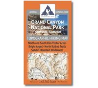 Carte de randonnée du Grand Canyon National Park - Arizona (2026)