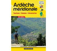 Carte de randonnée et de tourisme (format poche) - Ardèche méridionale | Didier Richard