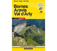 Carte de randonnée et de tourisme (format poche) - Bornes, Aravis, Val d'Arly | Didier Richard