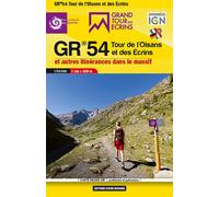 Carte de randonnée et de tourisme (format poche) - Tour des Ecrins GR54 | Didier Richard