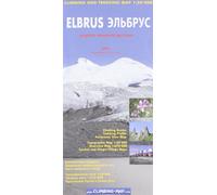 Carte de randonnée et d'escalade Elbrouz (Caucase, Russie) + Terskol & Cheget | Climbing Map