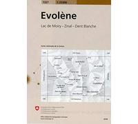 Carte de randonnée : Evolène