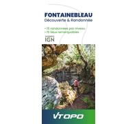 Carte de randonnée - Fontainebleau : découverte & randonnée | VTOPO