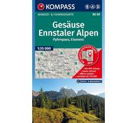 Carte de randonnée - Gesäuse, Alpes de l'Ennstal, col du Pyhrn & Eisenerz | Kompass 69 - 1:35 000