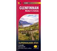 Carte de randonnée - Glenfinnan, Moidart & Gulvain XT25 | Harvey Maps - Superwalker maps