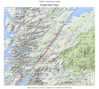 Carte de randonnée - Great Glen Way XT40 | Harvey Maps - National Trail maps
