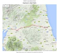 Carte de randonnée - Hadrian's Wall Path XT40 | Harvey Maps - National Trail maps