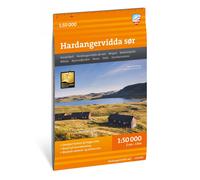 Carte de randonnée - Hardangervidda sør (Norvège) | Calazo - 1/50 000