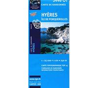 Carte de randonnée : Hyère - Îles Porqueroles