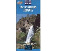 Carte de randonnée IGN 2837 OT : Lac Issarlès - Thueyts - Sources de la Loire