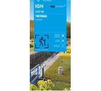 Carte de randonnée IGN Série Bleue n° 1117 - Tinténiac, Caulnes