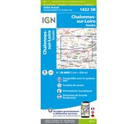 Carte de randonnée IGN Série Bleue n° 1422 - Chalonnes-sur-Loire, Varades