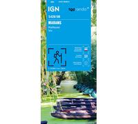 Carte de randonnée IGN Série Bleue n° 1428 - Marans, Maillezais, Vix