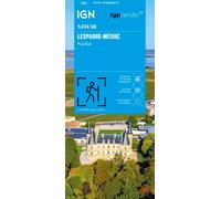 Carte de randonnée IGN Série Bleue n° 1434 - Lesparre-Médoc, Pauillac
