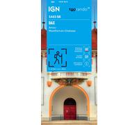 Carte de randonnée IGN Série Bleue n° 1443 - Dax, Amou, Montfort-en-Chalosse