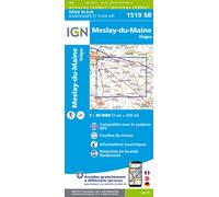 Carte de randonnée IGN Série Bleue n° 1519 - Meslay-du-Maine, Vaiges