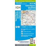 Carte de randonnée IGN Série Bleue n° 1613 - St-Pierre-Dives, Mézidon, Bretteville-sur-Laize