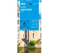 Carte de randonnée IGN Série Bleue n° 1621 - Baugé-en-Anjou, Durtal