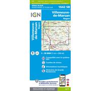 Carte de randonnée IGN Série Bleue n° 1642 - Villeneuve-de-Marsan, Nogaro