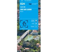 Carte de randonnée IGN Série Bleue n° 1643 - Aire-sur-l'Adour, Riscle