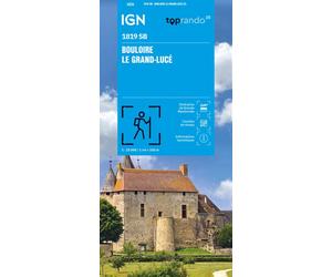 Carte de randonnée IGN Série Bleue n° 1819 - Bouloire, Le Grand-Lucé
