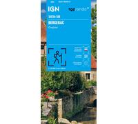 Carte de randonnée IGN Série Bleue n° 1836 - Bergerac, Creysse