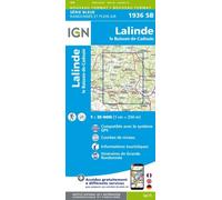 Carte de randonnée IGN Série Bleue n° 1936 - Lalinde, le Buisson-de-Cadouin,