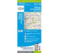 Carte de randonnée IGN Série Bleue n° 2011 - Fleury-sur-Andelle, Lyons-la-Forêt