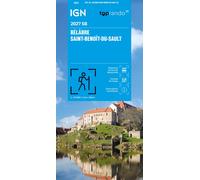 Carte de randonnée IGN Série Bleue n° 2027 - Bélâbre, Saint-Benoît-du-Sault