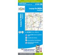 Carte de randonnée IGN Série Bleue n° 2124 - Luçay-le-Mâle, Poulaines