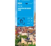 Carte de randonnée IGN Série Bleue n° 2127 - Argenton-sur-Creuse, Cluis
