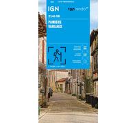 Carte de randonnée IGN Série Bleue n° 2146 - Pamiers, Varilhes