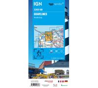 Carte de randonnée IGN Série Bleue n° 2203 - Gravelines, Audruicq
