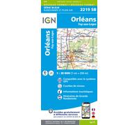 Carte de randonnée IGN Série Bleue n° 2219 - Orléans, Fay-aux-Loges