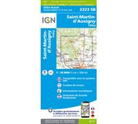 Carte de randonnée IGN Série Bleue n° 2323 - Saint-Martin-D'Auxigny, Foëcy