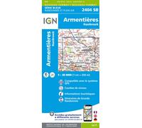 Carte de randonnée IGN Série Bleue n° 2404 - Armentières, Hazebrouck