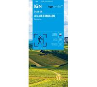 Carte de randonnée IGN Série Bleue n° 2423 - Les Aix-d'Angillon, Sancerre
