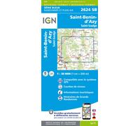 Carte de randonnée IGN Série Bleue n° 2624 - Saint-Benin-D'Azy, Saint-Saulge