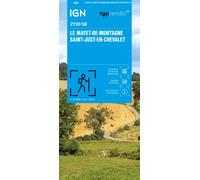 Carte de randonnée IGN Série Bleue n° 2730 - Le Mayet-de-Montagne, Saint-just-en-Chevalet