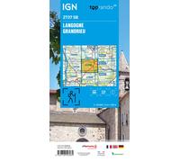 Carte de randonnée IGN Série Bleue n° 2737 - Langogne, Grandrieu